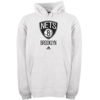 NBA adidas Brooklyn Nets Primary Logo Pullover Hoodie Sweatshirt - White NBA adidas Brooklyn Nets Primary Logo Pullover Hoodie Sweatshirt - White