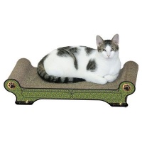 Large Regular Sofa Cat Scratcher Style: Peacock (As Shown) Large Regular Sofa Cat Scratcher Style: Peacock (As Shown)