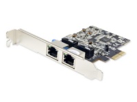 Syba Dual Port Gigabit Ethernet Network PCI-express x1 Controller Card SY-PEX24028 Syba Dual Port Gigabit Ethernet Network PCI-express x1 Controller Card SY-PEX24028