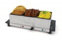 Wolfgang Puck Mini Buffet Server/Warming Tray with (3) 1.5-Qt. Chafing Dishes Wolfgang Puck Mini Buffet Server/Warming Tray with (3) 1.5-Qt. Chafing Dishes