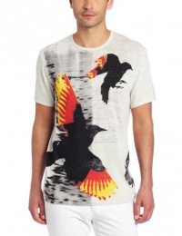 Calvin Klein Jeans Men's Tail Wind Short Sleeve Crew, Lunar Rock, Small Calvin Klein Jeans Men's Tail Wind Short Sleeve Crew, Lunar Rock, Small