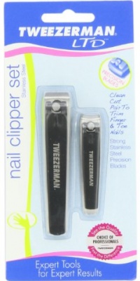 Tweezerman Deluxe Nail Clipper Set, 2.34 Ounce Tweezerman Deluxe Nail Clipper Set, 2.34 Ounce