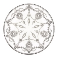 Lenox Marchesa Couture Accent Plate, Empire Pearl Lenox Marchesa Couture Accent Plate, Empire Pearl