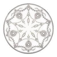 Lenox Marchesa Couture Accent Plate, Empire Pearl