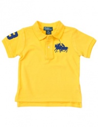 Ralph Lauren Baby Boys Dual Match Mesh Polo (18 MOS, Yellow) Ralph Lauren Baby Boys Dual Match Mesh Polo (18 MOS, Yellow)