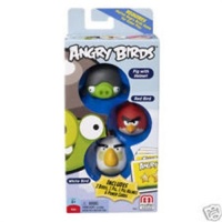 Angry Birds Red Bird, Gray Helmet Pig, White Bird Add-On, 3-Pack Angry Birds Red Bird, Gray Helmet Pig, White Bird Add-On, 3-Pack