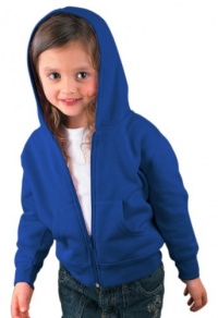 Rabbit Skins Toddler Hooded Full-Zip Sweatshirt. 3346 - 2T - Royal Rabbit Skins Toddler Hooded Full-Zip Sweatshirt. 3346 - 2T - Royal
