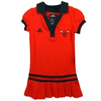 Chicago Bulls NBA Toddler Adidas Polo Dress (Red) 2T Chicago Bulls NBA Toddler Adidas Polo Dress (Red) 2T