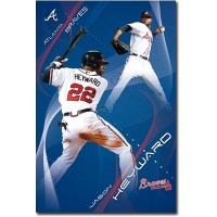 (22x34) Atlanta Braves Jason Heyward Sports Poster Print (22x34) Atlanta Braves Jason Heyward Sports Poster Print