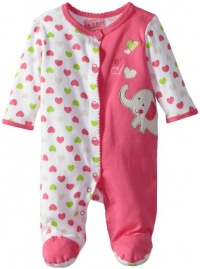 Carter's Watch the Wear Baby-Girls Newborn Elephant Heart Coverall, Pink, 0-3 Months Carter's Watch the Wear Baby-Girls Newborn Elephant Heart Coverall, Pink, 0-3 Months