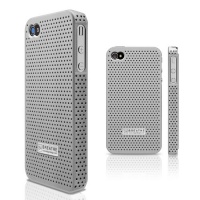 elago S4 BREATHE Case for AT&T and Verizon iPhone 4 (Silver)