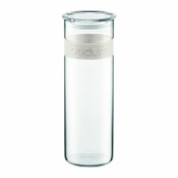 Bodum Presso 64-Ounce Glass Storage Jar, White Bodum Presso 64-Ounce Glass Storage Jar, White