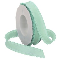 Morex Ribbon Double Ruffle Ribbon, 7/8-Inch by 16.5-Yard, Aqua Morex Ribbon Double Ruffle Ribbon, 7/8-Inch by 16.5-Yard, Aqua