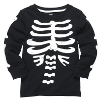 Carter's Boys L/S Graphic Tee - Skeleton Halloween Carter's Boys L/S Graphic Tee - Skeleton Halloween