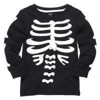 Carter's Boys L/S Graphic Tee - Skeleton Halloween