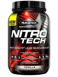 MuscleTech Nitro-Tech Performance Series, Vanilla, 2 lbs MuscleTech Nitro-Tech Performance Series, Vanilla, 2 lbs