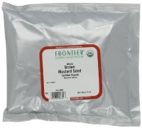 Frontier Mustard Seed, Brown Mustard Whole Certified Organic, 16 Ounce Bags (Pack of 3) Frontier Mustard Seed, Brown Mustard Whole Certified Organic, 16 Ounce Bags (Pack of 3)