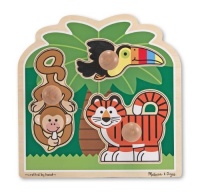 Melissa & Doug Rainforest Friends Jumbo Knob Melissa & Doug Rainforest Friends Jumbo Knob