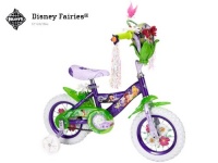 New Disney Fairies Tinkerbell 12 INCH Bike with Training Wheels, Tinker Bell and Friends Bag, and Handlebar Butterfly Dancer - Huffy Model 22413 New Disney Fairies Tinkerbell 12 INCH Bike with Training Wheels, Tinker Bell and Friends Bag, and Handlebar Butterfly Dancer - Huffy Model 22413