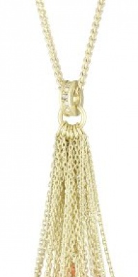 Juicy Couture Briolette Petal Tassel Necklace Juicy Couture Briolette Petal Tassel Necklace