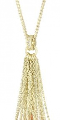 Juicy Couture Briolette Petal Tassel Necklace