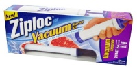 Ziploc Vacuum Starter Kit, 3-Quart Bags, 1-Pump Ziploc Vacuum Starter Kit, 3-Quart Bags, 1-Pump