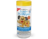 Petkin Jumbo Petwipes, 50-Count Pack (Pack of 4) Petkin Jumbo Petwipes, 50-Count Pack (Pack of 4)