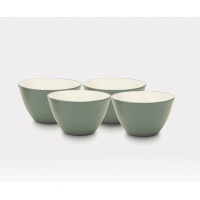 Noritake 4-Inch Colorwave Bowl, Green, Set of 4 Noritake 4-Inch Colorwave Bowl, Green, Set of 4