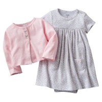 Carter's 2-Piece Dress Set - Leopard Print - Newborn Carter's 2-Piece Dress Set - Leopard Print - Newborn