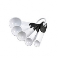 Kitchenaid Classic Measuring Spoons, White, Set of 5 Kitchenaid Classic Measuring Spoons, White, Set of 5