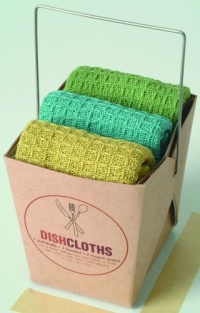 Now Designs Set of 3 Waffle Weave Dish Cloths, Turquoise Series Now Designs Set of 3 Waffle Weave Dish Cloths, Turquoise Series