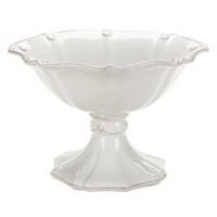 Juliska Berry & Thread Footed Compote, Whitewash Juliska Berry & Thread Footed Compote, Whitewash