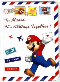 Super Mario Bros Stamps Airmail Passport Cover Super Mario Bros Stamps Airmail Passport Cover