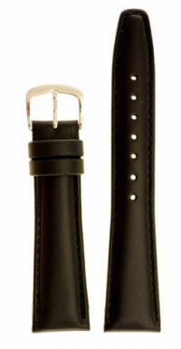 Men's Genuine Italian Leather Watchband Black 19mm Watch Band Men's Genuine Italian Leather Watchband Black 19mm Watch Band
