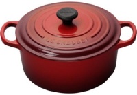 Le Creuset Signature Enameled Cast-Iron 2-Quart Round French Oven, Cherry Le Creuset Signature Enameled Cast-Iron 2-Quart Round French Oven, Cherry