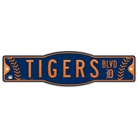 MLB Detroit Tigers 4.5-by-17 Sign MLB Detroit Tigers 4.5-by-17 Sign