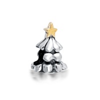 Bling Jewelry 925 Sterling Silver Christmas Tree Holiday Charm Fits Pandora Bling Jewelry 925 Sterling Silver Christmas Tree Holiday Charm Fits Pandora
