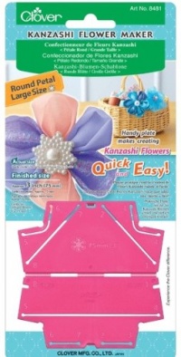Clover Kanzashi Flower Maker Round Petal, Large Clover Kanzashi Flower Maker Round Petal, Large