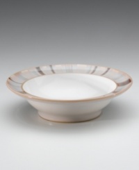 A lovely cocoa palette highlighted by warm amber tones lends this Denby dinnerware and dishes collection a more elegant earthiness. Coordinate solid Truffle and striped Truffle Layers pieces for flattering tabletop contrast. A lovely cocoa palette highlighted by warm amber tones lends this Denby dinnerware and dishes collection a more elegant earthiness. Coordinate solid Truffle and striped Truffle Layers pieces for flattering tabletop contrast.