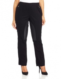 Calvin Klein Women's Plus-Size Seamed Jodpher with Faux Leather Calvin Klein Women's Plus-Size Seamed Jodpher with Faux Leather