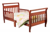 Dream On Me Classic Sleigh Toddler Bed, Cherry Dream On Me Classic Sleigh Toddler Bed, Cherry