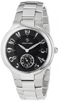 Philip Stein Unisex 42-FB-SS Round Black Dial Stainless Steel Bracelet Watch Philip Stein Unisex 42-FB-SS Round Black Dial Stainless Steel Bracelet Watch