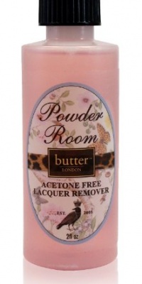 butter LONDON Powder Room Acetone-Free Lacquer Remover, 2.0 fl. oz. butter LONDON Powder Room Acetone-Free Lacquer Remover, 2.0 fl. oz.