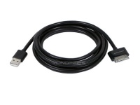 Monoprice 10ft USB Sync Cable for all iPad iPhone, and iPod - BLACK Monoprice 10ft USB Sync Cable for all iPad iPhone, and iPod - BLACK