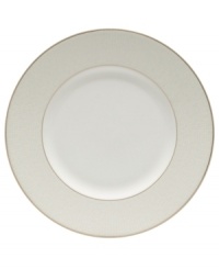 A glistening mosaic covers the Opalene accent plate in colors that evoke the precious opal gem. These soft, creamy hues and bands of lustrous platinum infuse Royal Doulton's bone china collection with modern and decidedly feminine grace.