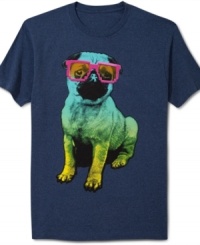 Digging the dog? Take this cool t-shirt from Fifth Sun for a walk in the park.