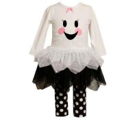 Bonnie Baby Baby-Girls Infant Knit Top with Halloween Happy Face Legging, White, 24 Months Bonnie Baby Baby-Girls Infant Knit Top with Halloween Happy Face Legging, White, 24 Months