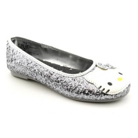 Hello Kitty Leila Ballet Flat (Little Kid),Silver,2 M US Little Kid Hello Kitty Leila Ballet Flat (Little Kid),Silver,2 M US Little Kid