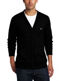 Marc Ecko Cut & Sew Men's Solid Jersey Cardigan Marc Ecko Cut & Sew Men's Solid Jersey Cardigan