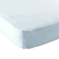 Luvable Friends Fitted Pack N Play Sheet, Blue Luvable Friends Fitted Pack N Play Sheet, Blue